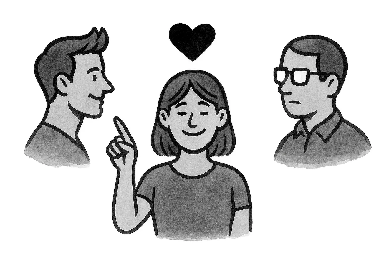 People say brains matter in partners but actually choose good looks.
